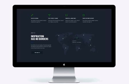 Монитор с изображением сайта на мониторе